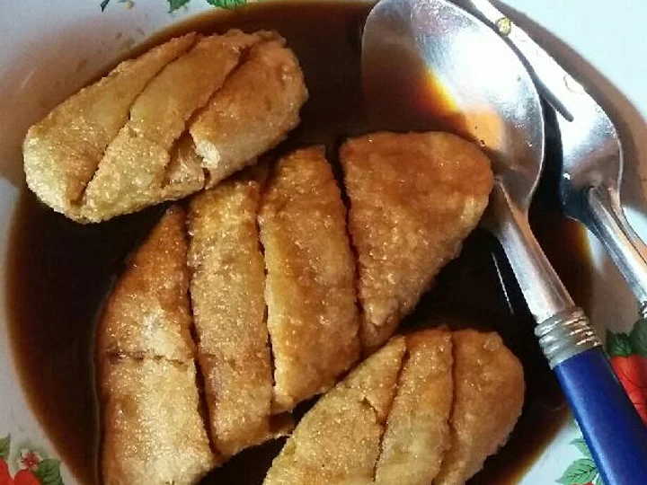 Langkah Gampang Membikin Resep  Pempek Dos Bumbu Ebi yang Enak, Bisa Manjain Lidah
