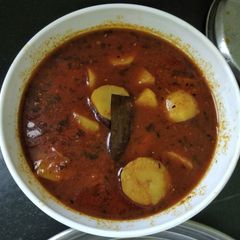 A picture of Allu masala curry.