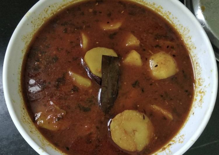 Wednesday Fresh Allu masala curry