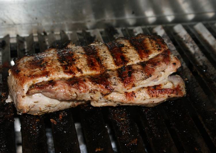 Steps to Make Ultimate Grilled Pork Tenderloin au Tarragon