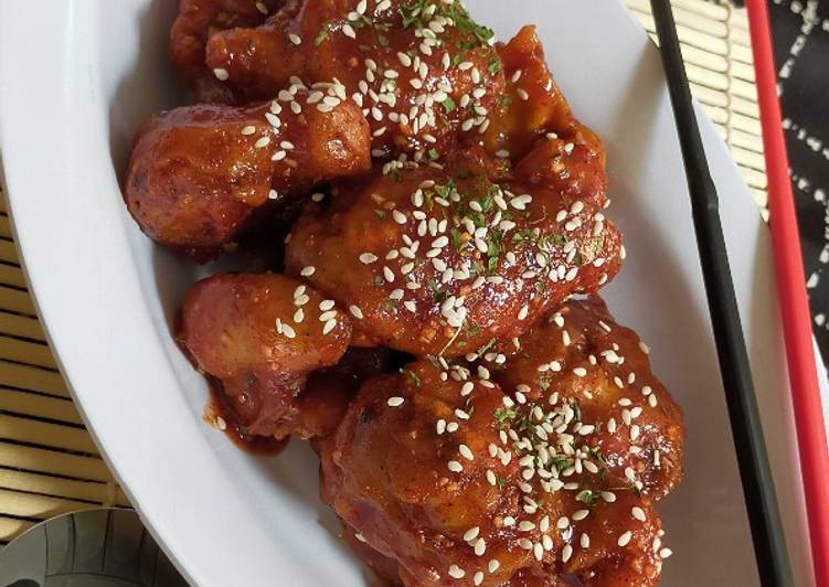 Ddak Gan Jeong (Ayam Pedas Korea)