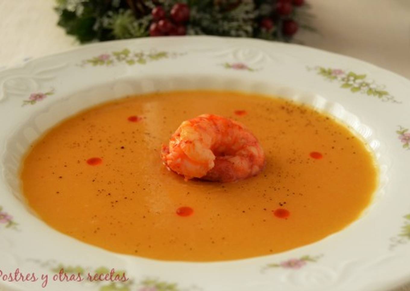Crema de marisco