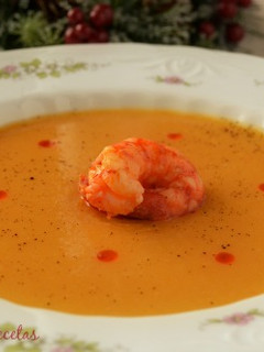 Una foto de Crema de marisco