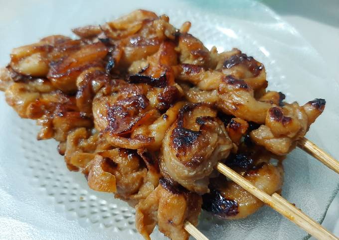 Resep Sate Jamur Tiram bumbu kacang kecap -dengan Double Pan HappyCall, Sempurna