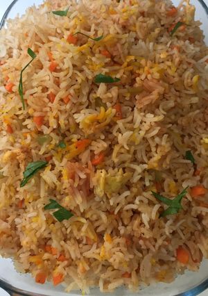 A picture of Vegetables rice.