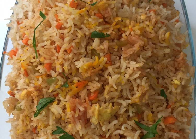 Steps to Make Perfect Vegetables rice