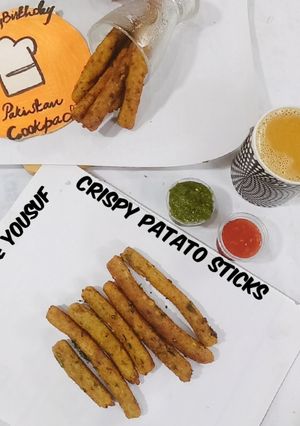 A picture of Crispy potato sticks.