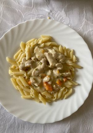 Eszterházy csirkeragu recept fotója