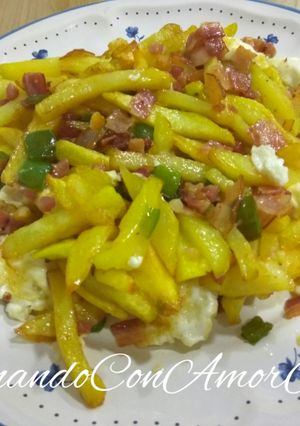Foto principal de Huevos Rotos con Jamón y Bacón