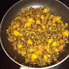 A picture of Karela (BitterGourd) Fry.