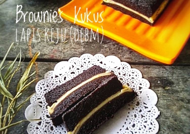 Brownies Kukus Lapis Keju(DEBM)