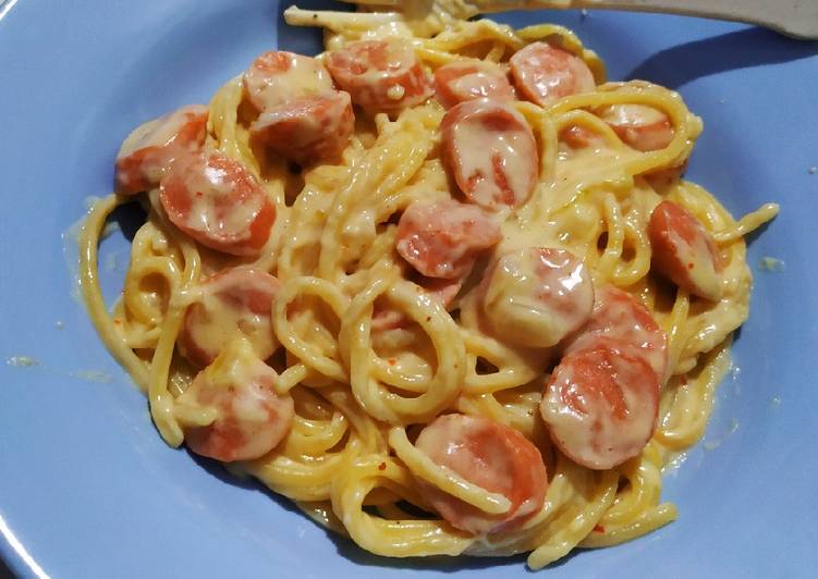 makanan Spaghetti Carbonara Jadi, Bisa Manjain Lidah