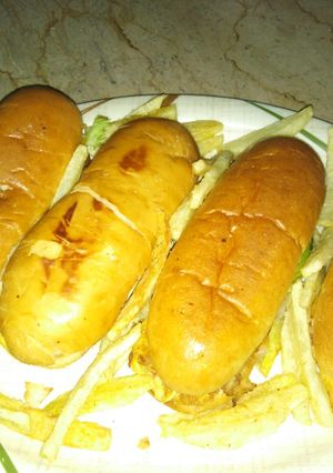 A picture of Anday wala burger.