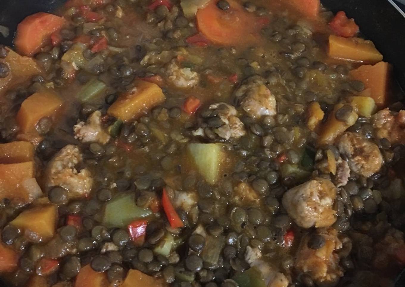 Guiso de lentejas