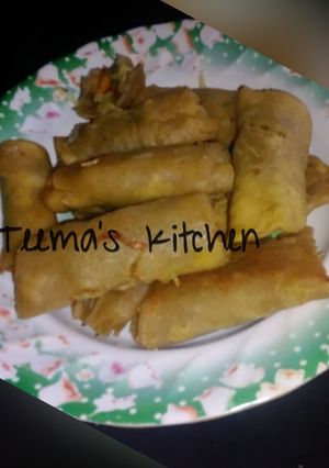 Spring roll ainihin hoton girkin