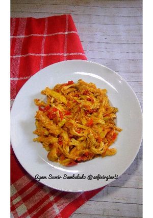 Foto resep Ayam Suwir Sambalado