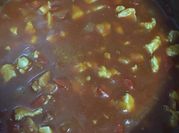 Una foto de tuco con carne de cerdo