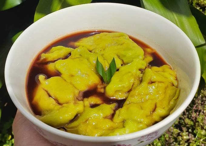 Bagaimana Membuat Bubur sumsum pandan lembut 🌱, Enak Banget