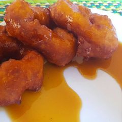 A picture of Picaronés (Squash And Sweet Potato Doughnuts).