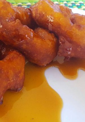 A picture of Picaronés (Squash And Sweet Potato Doughnuts).