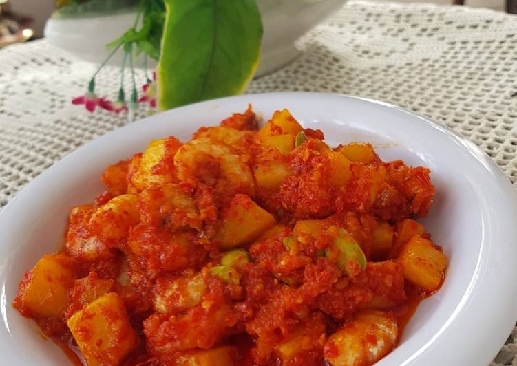 Resep Udang balado petai, Enak