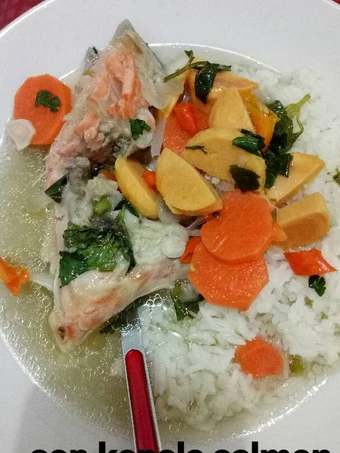 Langkah Gampang Membikin Resep Sop Kepala Salmon yang Uenak Anti Ribet, Uenak Banget