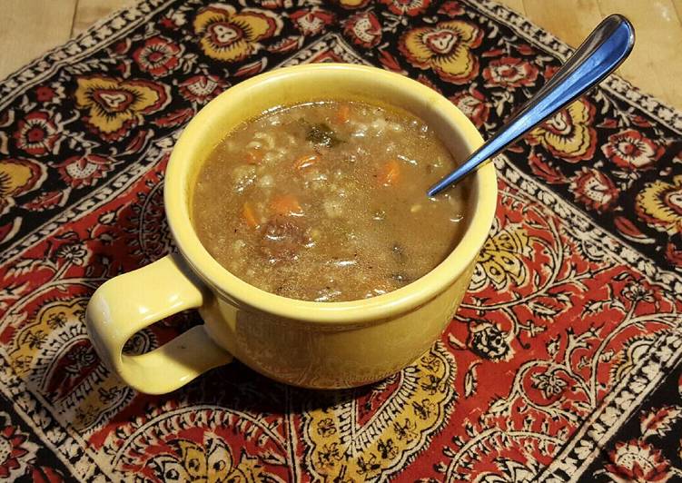 How to Prepare Super Quick Homemade Beef and Barley Soup