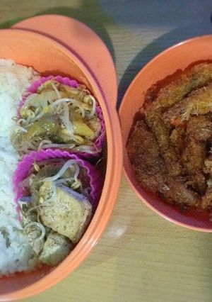 Foto resep Cah tahu tauge & udang krispi