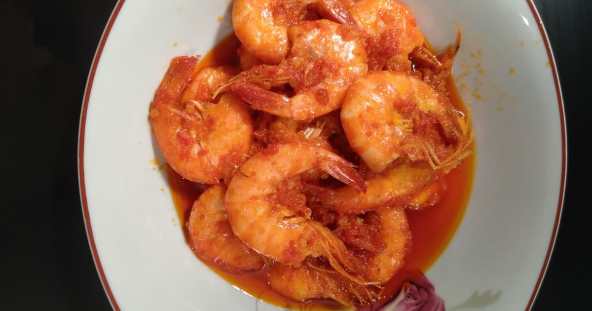 Udang sambal lado