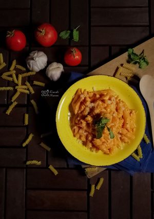 صورة لوصفة بينك باستا 🍝 Pink pasta