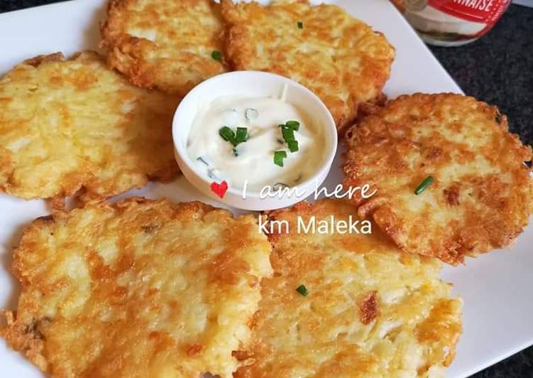 Steps to Prepare Super Quick Homemade Potato latkes