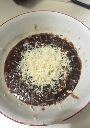 Foto resep Pisang goreng kuah milo toping keju
