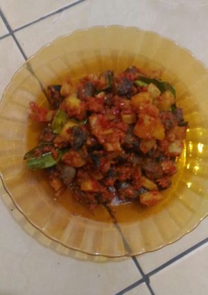 Foto resep Hati sapi with kentang balado