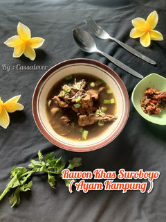Foto resep Rawon Khas Suroboyo (Ayam Kampung)