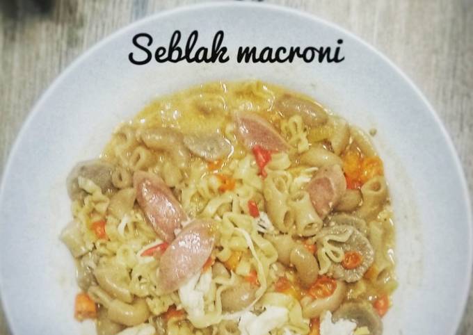 Seblak jeletot makaroni,enak,mudah