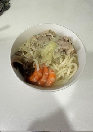 海陸烏龍麵 的食譜成品照片