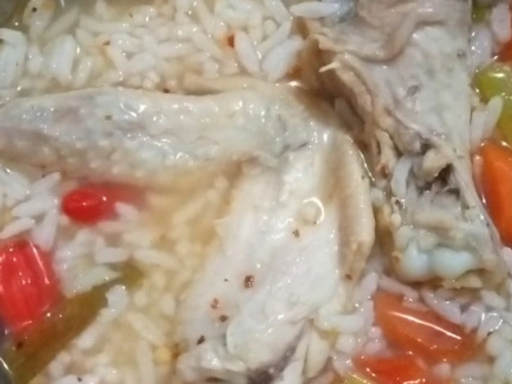 Langkah Gampang Membikin Resep Soup ayam wortel simple yang Lezat Anti Ribet, Mantap