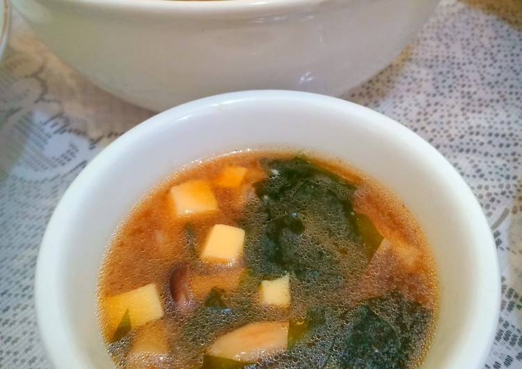 Cara Gampang Menyiapkan Miso soup, Enak Banget