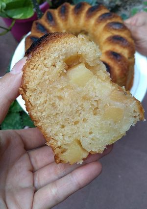 Una foto de Torta de manzana súper fácil!🍎