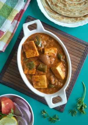 A picture of Paneer Chatpata (Delicious Cottage Cheese Curry Vegetable).