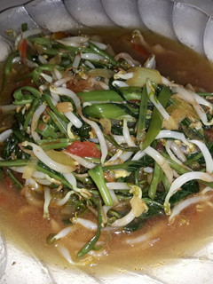 Foto resep Tumis kangkung tauge manis