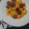 Revuelto de patatas con chorizo