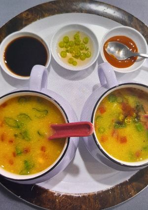 A picture of Sweet Corn Soup.