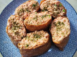 Gambar Salmon Inari Sushi