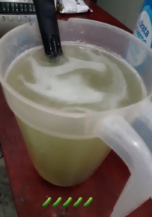 Una foto de Agua de pepino 🥒