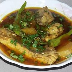Fish curry A picture of Fish curry.