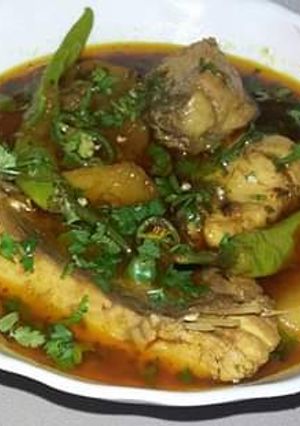 A picture of Fish curry.