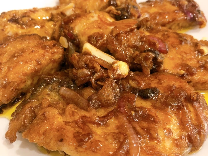 Easy Steps to Make Recipe Malasugue Fish Steak that is Delicious, So Delicious}