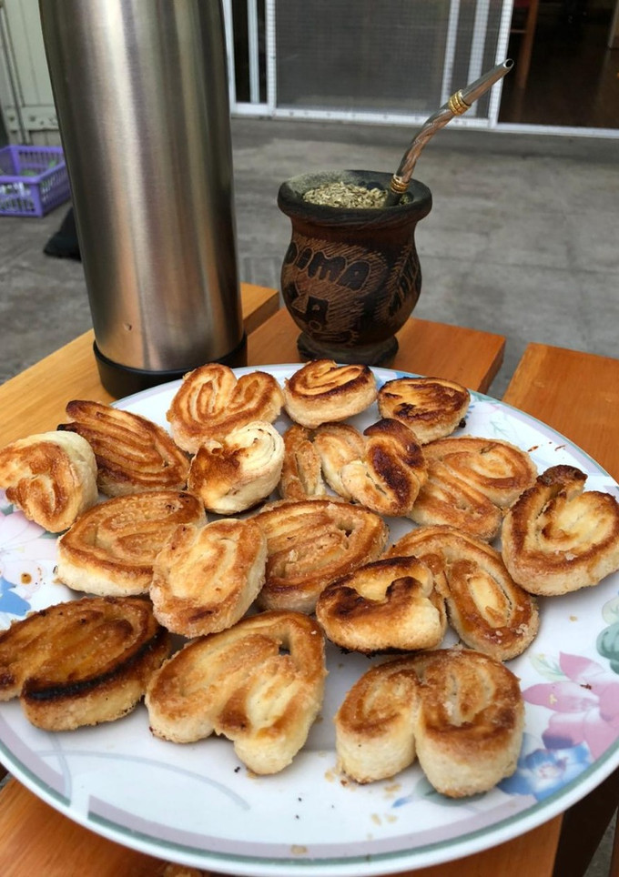 Una foto de Receta de palmeritas caseras