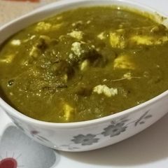 Palak paneer A picture of Palak paneer.